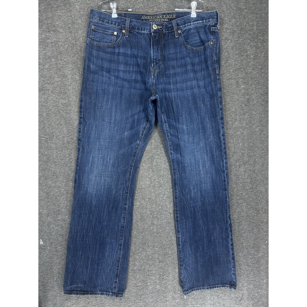 American Eagle Jeans Mens 36x33 (tag 36x34) Original Boot‎ Made to Last Cotton